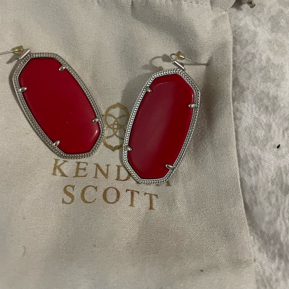 Kendra Scott Red earrings